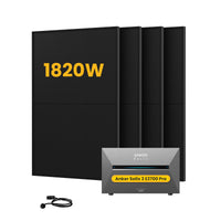Anker SOLIX Solarbank 3 E2700 Pro, mit 4 x 455 Bifaziale Solarmodule, by Powerness