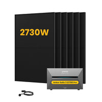 Anker SOLIX Solarbank 3 E2700 Pro Solaranlage, mit 6 x 455W Bifazialen Solarmodulen, by Powerness