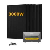 Anker SOLIX Solarbank 3 E2700 Pro, mit 6 x 500 Bifaziale Solarmodule, by Powerness