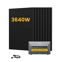 Anker SOLIX Solarbank 3 E2700 Pro Solaranlage, mit 8 x 455W Bifazialen Solarmodulen, by Powerness