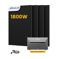 Anker SOLIX Solarbank 3 E2700 Pro, mit 4 x 450 JA Solar Bifaziale Solarmodule, by Powerness
