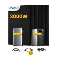 EcoFlow STREAM Ultra & Pro, All-in-One Speicher für Balkonkraftwerke, mit 6 x 500 JA Solar Bifaziale Solarmodule, by Powerness