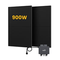 Powerness Balkonkraftwerk Set, 900/1000Wp Bifaziale Solaranlage, 800W TSUN TSOL-MX800Lite Wechselrichter, Sonderangebot